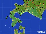 道南のアメダス実況(気温)(2020年07月20日)