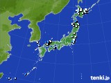 アメダス実況(降水量)(2020年07月22日)