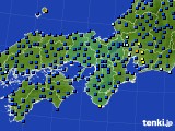 2020年07月23日の近畿地方のアメダス(日照時間)