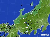 2020年07月24日の北陸地方のアメダス(降水量)