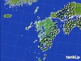 九州地方のアメダス実況(降水量)(2020年07月24日)