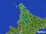 道北のアメダス実況(日照時間)(2020年07月24日)