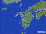 九州地方のアメダス実況(風向・風速)(2020年07月24日)