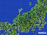 2020年07月25日の北陸地方のアメダス(日照時間)
