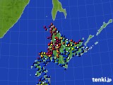 2020年07月26日の北海道地方のアメダス(日照時間)