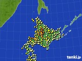 2020年07月26日の北海道地方のアメダス(気温)