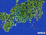 2020年07月28日の東海地方のアメダス(日照時間)