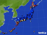 アメダス実況(日照時間)(2020年07月28日)