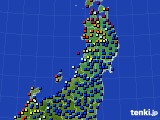 2020年07月29日の東北地方のアメダス(日照時間)