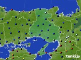 2020年07月29日の兵庫県のアメダス(日照時間)