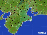 三重県のアメダス実況(気温)(2020年07月29日)
