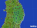 2020年07月30日の岩手県のアメダス(日照時間)