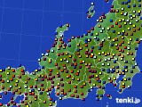 北陸地方のアメダス実況(日照時間)(2020年07月31日)