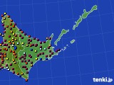 2020年07月31日の道東のアメダス(日照時間)