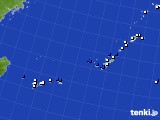 沖縄地方のアメダス実況(風向・風速)(2020年07月31日)