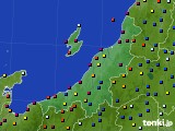 2020年08月01日の新潟県のアメダス(日照時間)