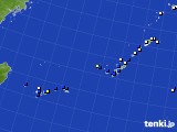 沖縄地方のアメダス実況(風向・風速)(2020年08月02日)