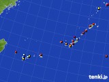 沖縄地方のアメダス実況(日照時間)(2020年08月05日)