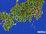 2020年08月05日の東海地方のアメダス(日照時間)