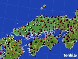 2020年08月06日の中国地方のアメダス(日照時間)