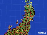 東北地方のアメダス実況(気温)(2020年08月06日)