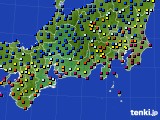 東海地方のアメダス実況(日照時間)(2020年08月07日)