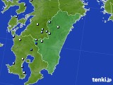 2020年08月10日の宮崎県のアメダス(降水量)