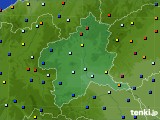 群馬県のアメダス実況(日照時間)(2020年08月12日)