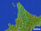 道北のアメダス実況(気温)(2020年08月17日)