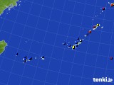 2020年08月22日の沖縄地方のアメダス(日照時間)