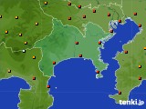 2020年08月24日の神奈川県のアメダス(気温)