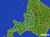 アメダス実況(気温)(2020年08月27日)