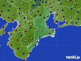 三重県のアメダス実況(日照時間)(2020年08月28日)