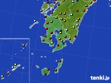 鹿児島県のアメダス実況(日照時間)(2020年08月28日)