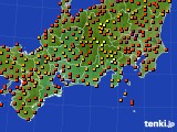 東海地方のアメダス実況(気温)(2020年08月28日)