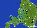 道央のアメダス実況(風向・風速)(2020年08月29日)