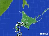 2020年08月30日の北海道地方のアメダス(降水量)