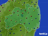 福島県のアメダス実況(日照時間)(2020年08月30日)