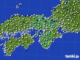 2020年08月31日の近畿地方のアメダス(風向・風速)