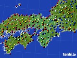 2020年09月01日の近畿地方のアメダス(日照時間)