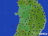 秋田県のアメダス実況(日照時間)(2020年09月01日)