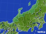 北陸地方のアメダス実況(降水量)(2020年09月02日)