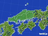 中国地方のアメダス実況(降水量)(2020年09月02日)