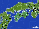 四国地方のアメダス実況(降水量)(2020年09月02日)