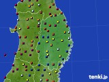 岩手県のアメダス実況(日照時間)(2020年09月02日)