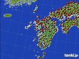 九州地方のアメダス実況(気温)(2020年09月02日)