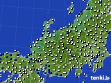 北陸地方のアメダス実況(風向・風速)(2020年09月02日)