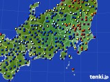 2020年09月03日の関東・甲信地方のアメダス(日照時間)