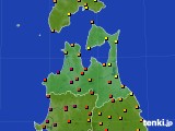 2020年09月03日の青森県のアメダス(気温)