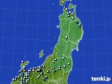 東北地方のアメダス実況(降水量)(2020年09月04日)